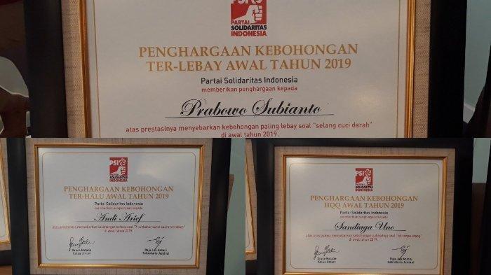 Soal 'Kebohongan Award', Golkar: PSI Jangan Menambah Gaduh