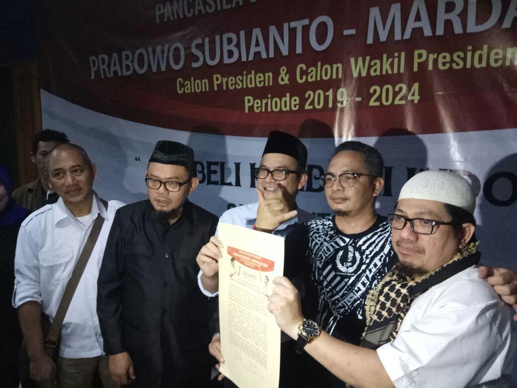 Relawan Deklarasi Dukungan Prabowo-Mardani untuk Capres-Cawapres 2019