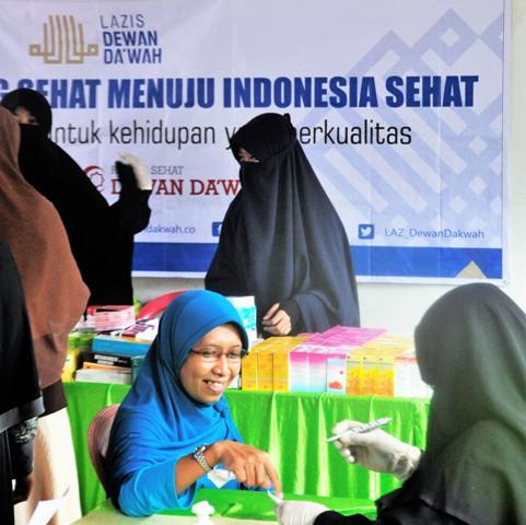 Rumah Sehat Dewan Dakwah Layani Warga Tambun Bekasi