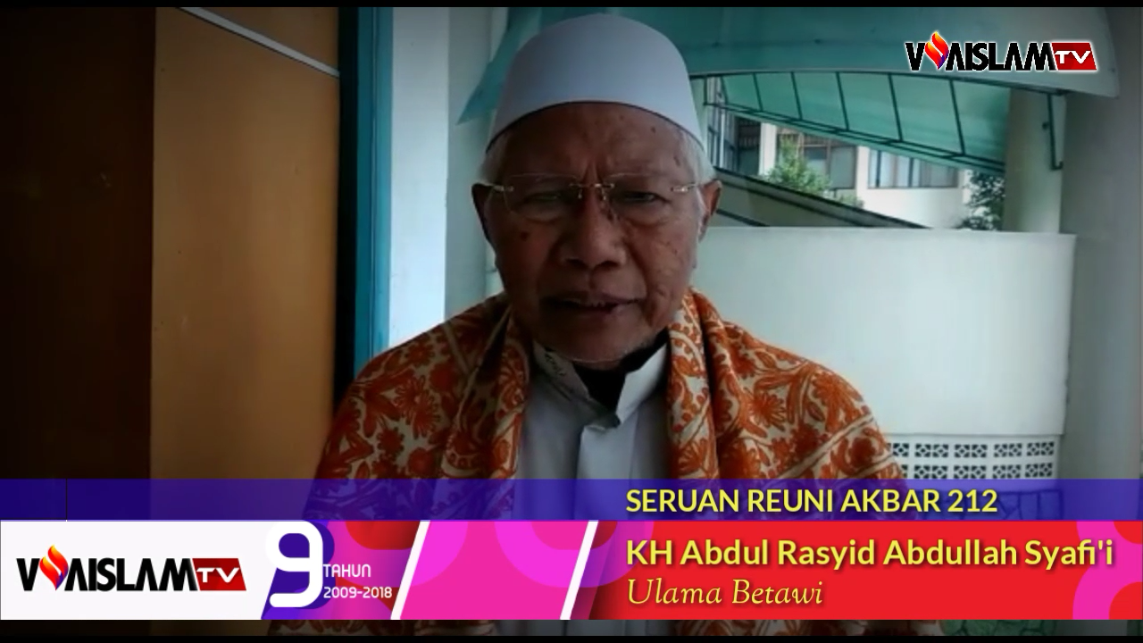 [VIDEO] Ulama Betawi Serukan Umat Hadiri Reuni Akbar 212