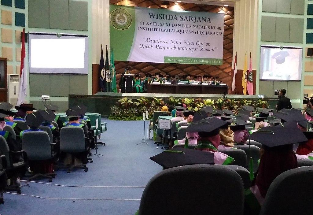 Wisuda ke 18, Rektor IIQ: Minat Belajar Al-Qur'an Terus Meningkat