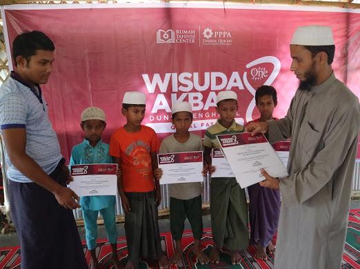 Walau Sapi Kabur, Wisuda Akbar Santri Rohingya Jalan Terus