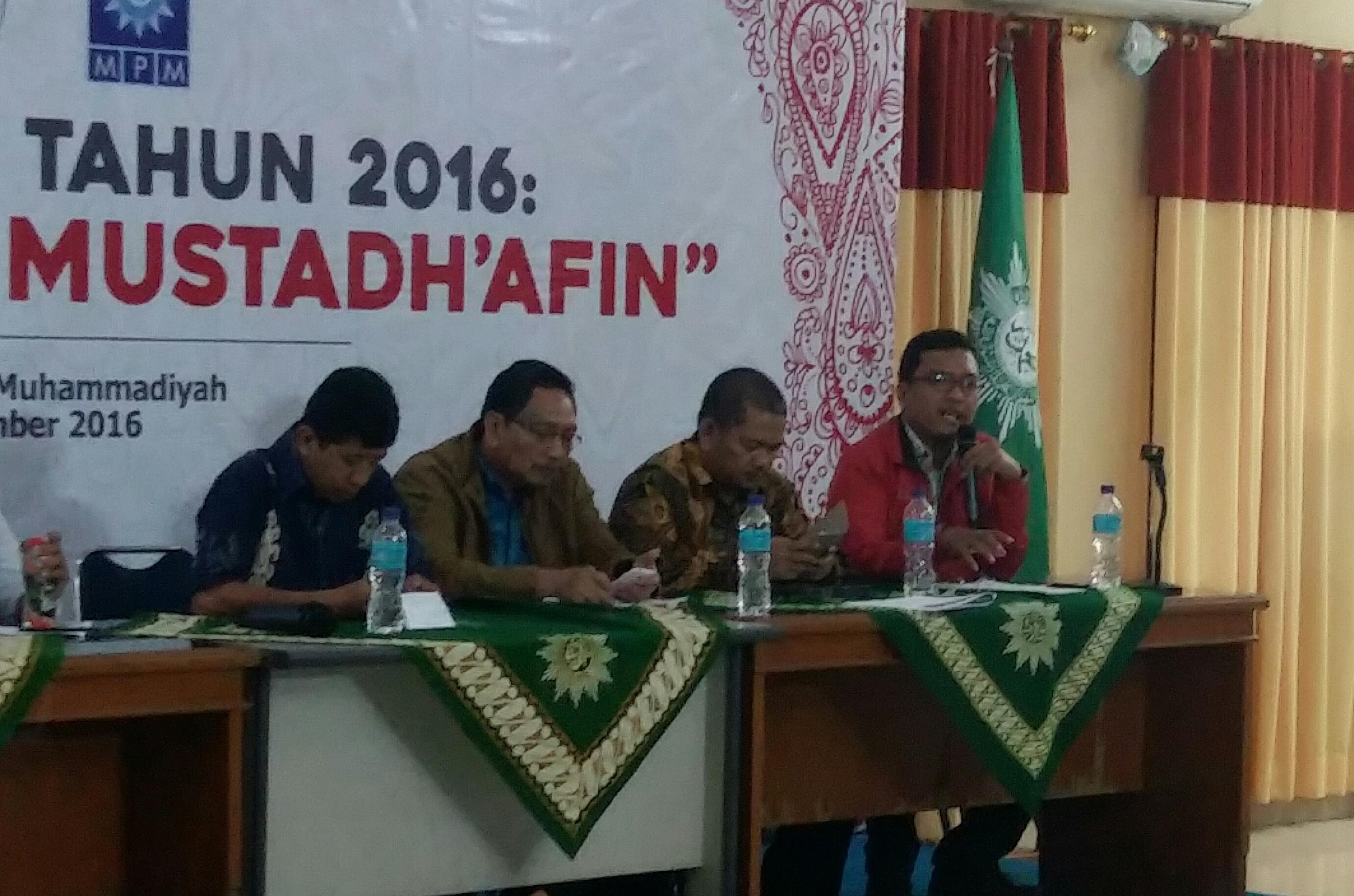 Catatan Akhir Tahun 2016, Pemuda Muhammadiyah: Negara Belum Berpihak Pada Mustadh'afin