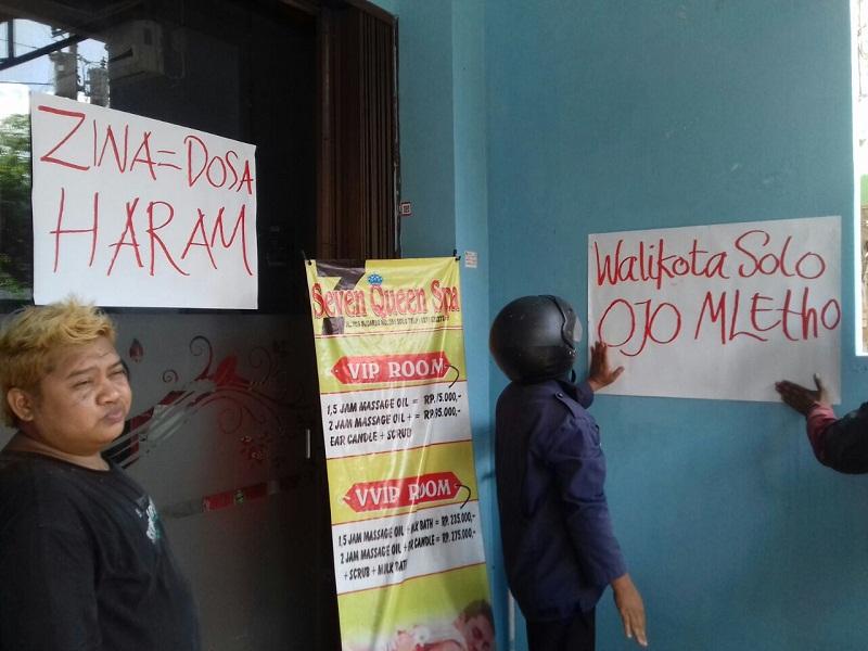 Setelah Grebek Dua Salon Maksiat, LUIS Grebek Spa Maksiat