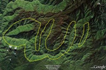 Subhanallah, Lafal Allah Terpotret Google Earth di Pegunungan Aceh Lafal-Allah-google