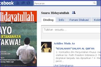 Misionaris Susupkan Pelecehan Islam di Facebook Suara Hidayatullah