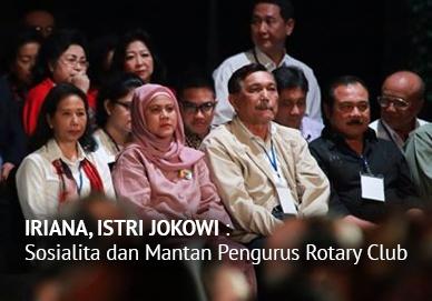 Innalillah, Istri Jokowi Ternyata Anggota Kehormatan 'Rotary Club'