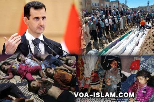 Pembelaan Terhadap Pembantaian Keji Syiah Bashar Assad Tindakan Konyol