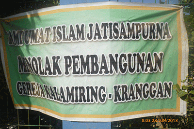 Walikota Banding Pendirian Gereja Kalamiring, Kaum Muslim Demo Pemkot Bekasi