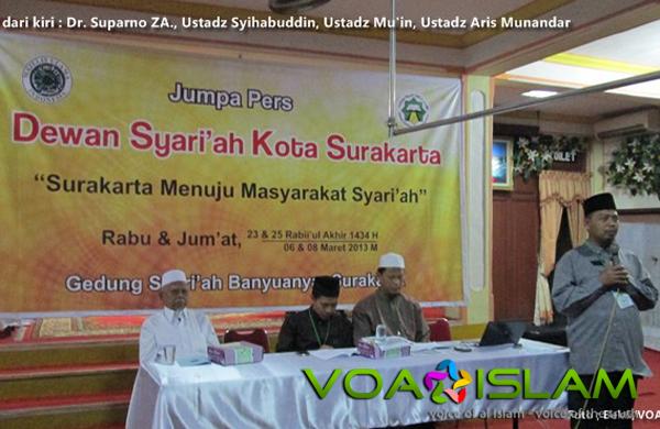 Dewan Syari'ah Kota Surakarta Kawal Penegakkan Syariah Islam