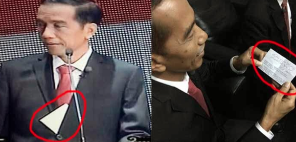 Eep Dituding Berbohong Soal Kertas Nongol Dibalik Jas Jokowi 