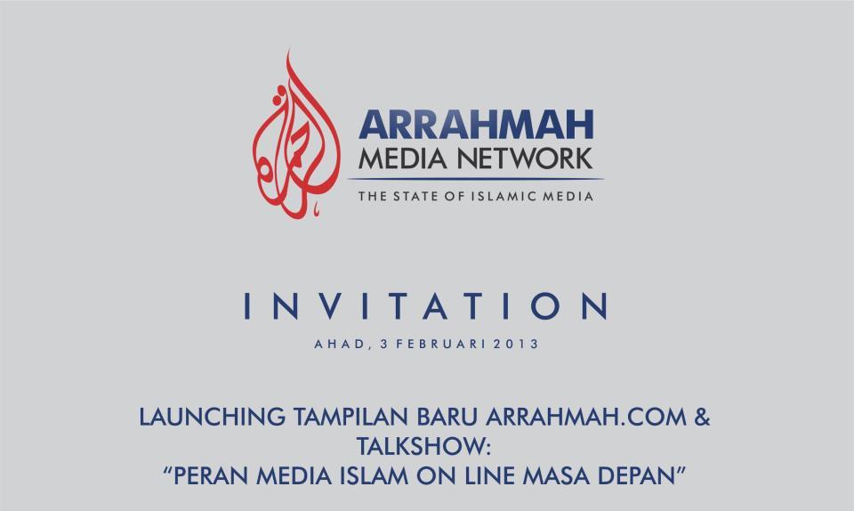 Talkshow: Peran Media Islam Online & Launching Wajah Baru Arrahmah.com