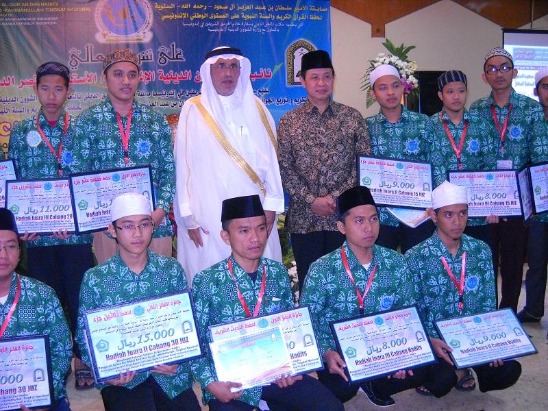 Indonesia Dominasi Pemenang Musabaqah Hafalan Al Qur'an dan Hadis Internasional
