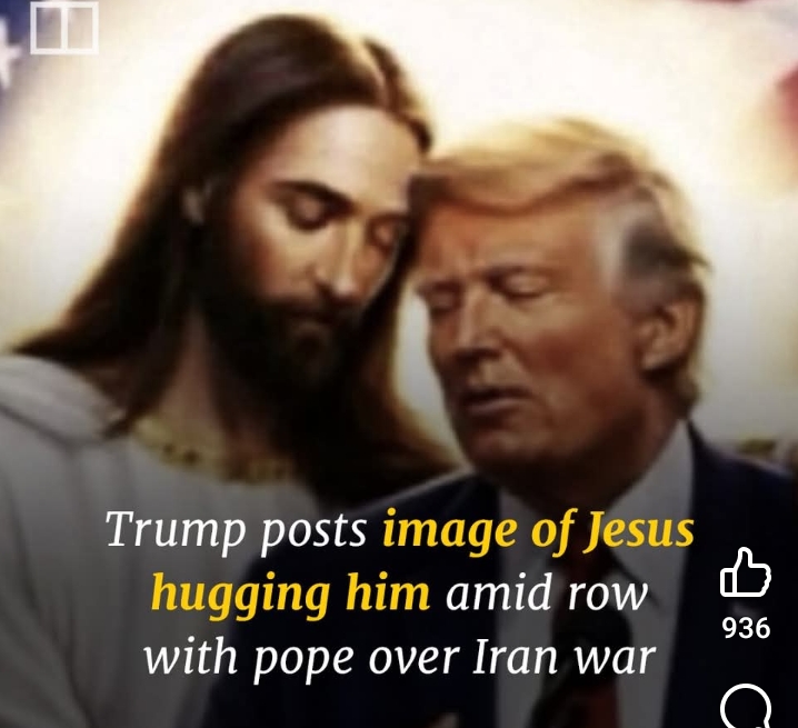 Trump Unggah Gambar AI Dirinya Dirangkul Yesus, Kecaman Belum Surut