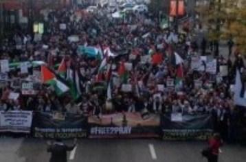 Ribuan Warga AS Turun ke Jalan Dukung Rakyat Palestina Lawan Kekerasan Zionis Israel