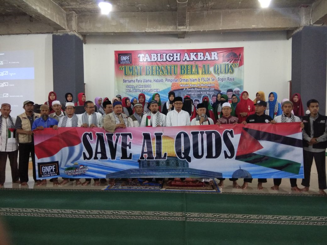 Aksi Bela Al-Quds Bergelora di Bogor
