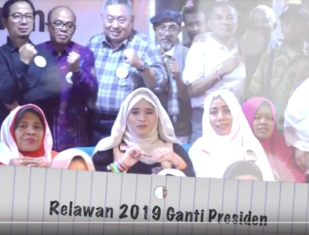 Ucapan Idul Fitri Hebat Neno Warisman & Tim Relawan #2019 Ganti Presiden
