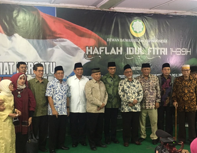 Haflah Tokoh di Dewan Dakwah Bangkitkan Persatuan Umat Usung Prabowo