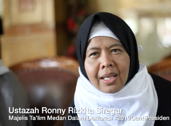 [VIDEO] Sukses Deklarasi #2019GantiPresiden di Medan, Ini Harapan Ustzh Ronny Rizkita Siregar