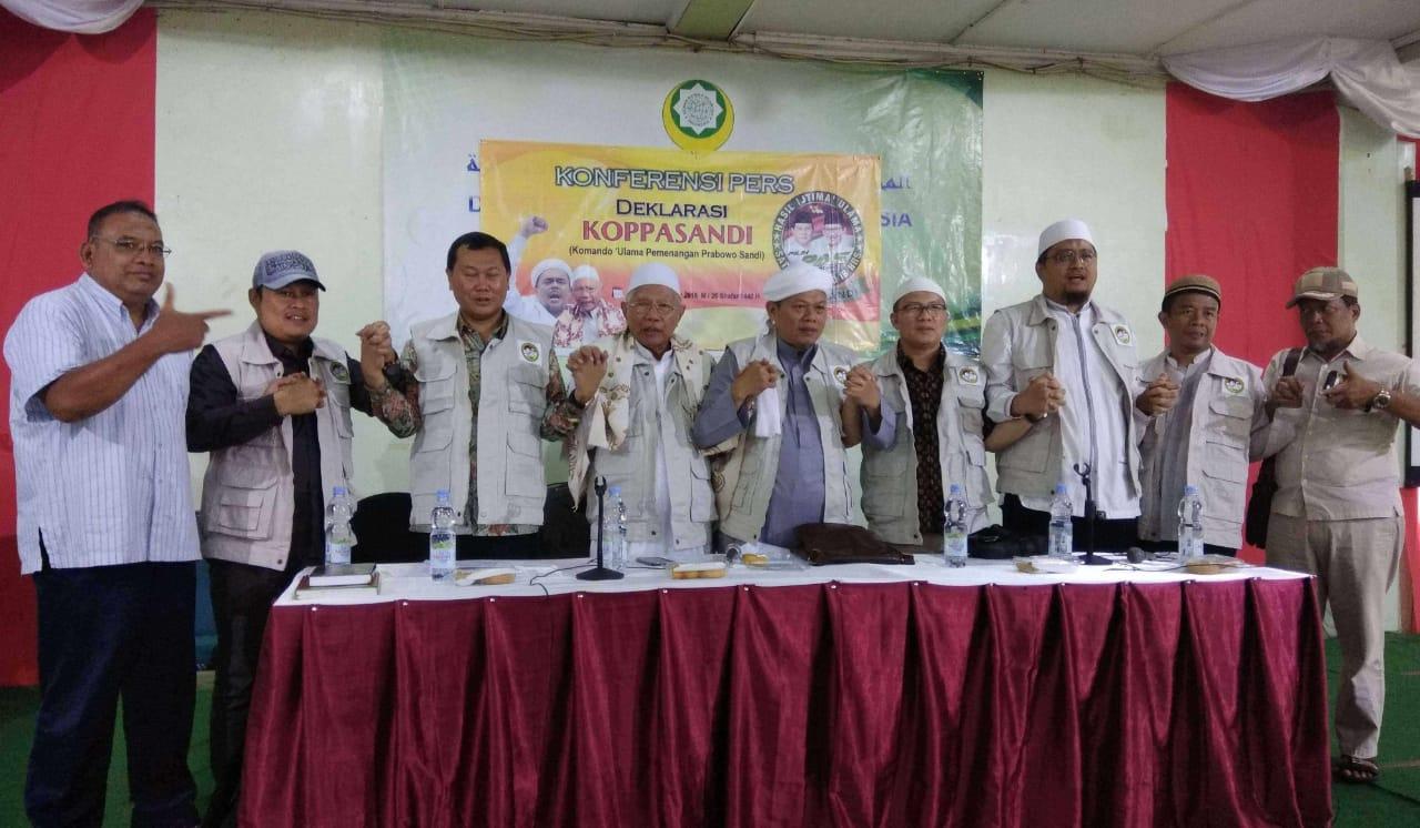 Komando Ulama untuk Pemenangan Prabowo Sandi (Koppasandi) Resmi Dibentuk