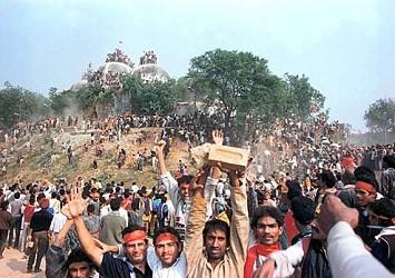 Umat Hindu Berdemo Desak Pemerintah India Bangun Kuil di Bekas Lokasi Masjid Babri