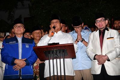 Terpilihnya Sandiaga Cawapres Prabowo sebab Persetujuan Parpol Koalisi